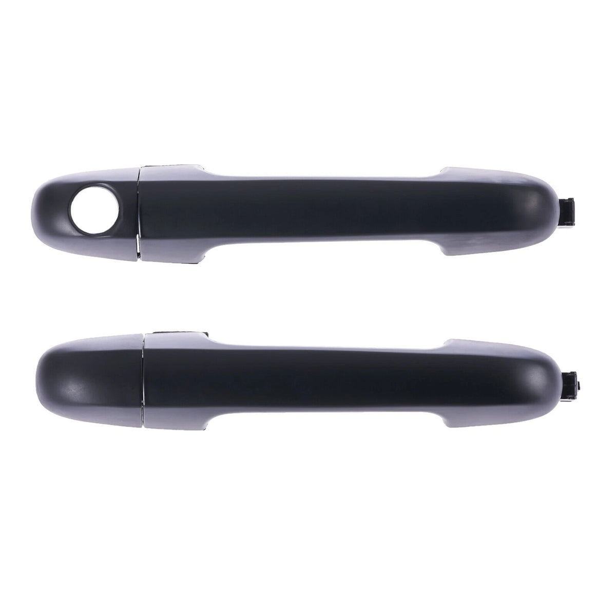 Set of 2 Front Left & Right Door Handles Outer Black for Hyundai i30 (07-12)