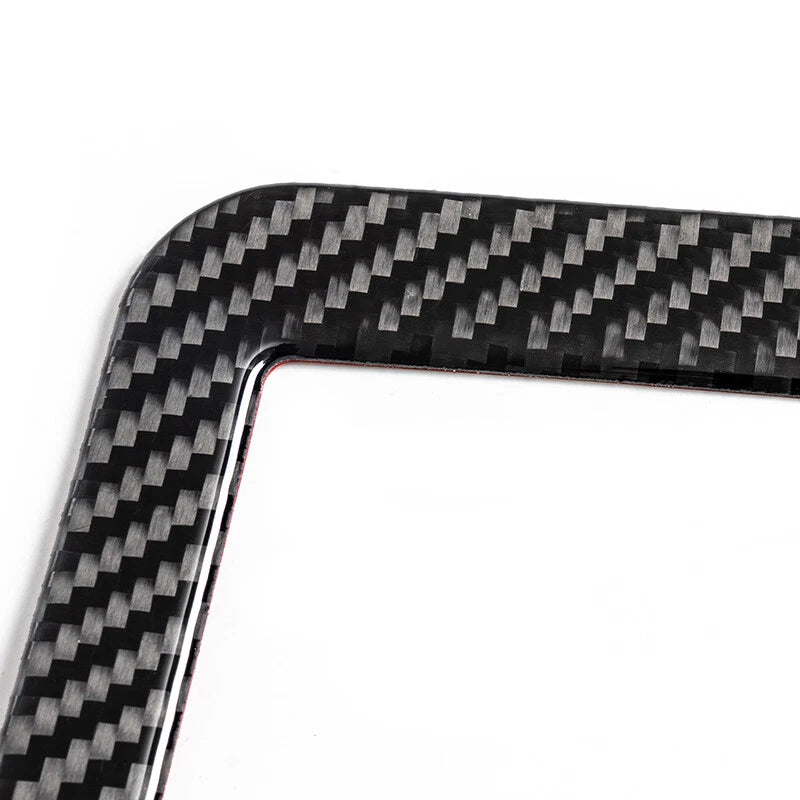 Carbon Black Roof Reading Light Panel Cover Trim Set for Dodge Challenger (2015)