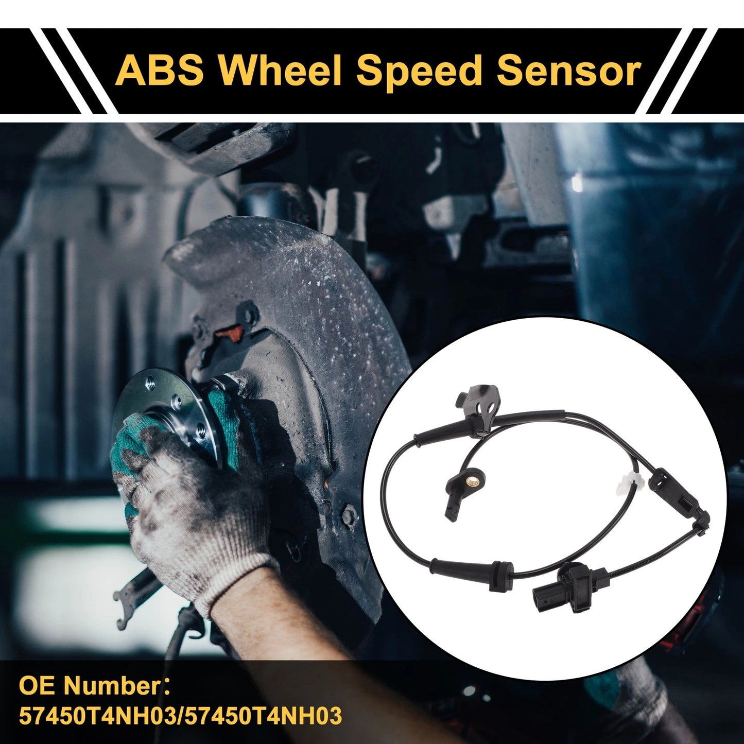 ABS Wheel Speed Sensor for Honda Jade (2015-2020) 1 Pcs Front Right