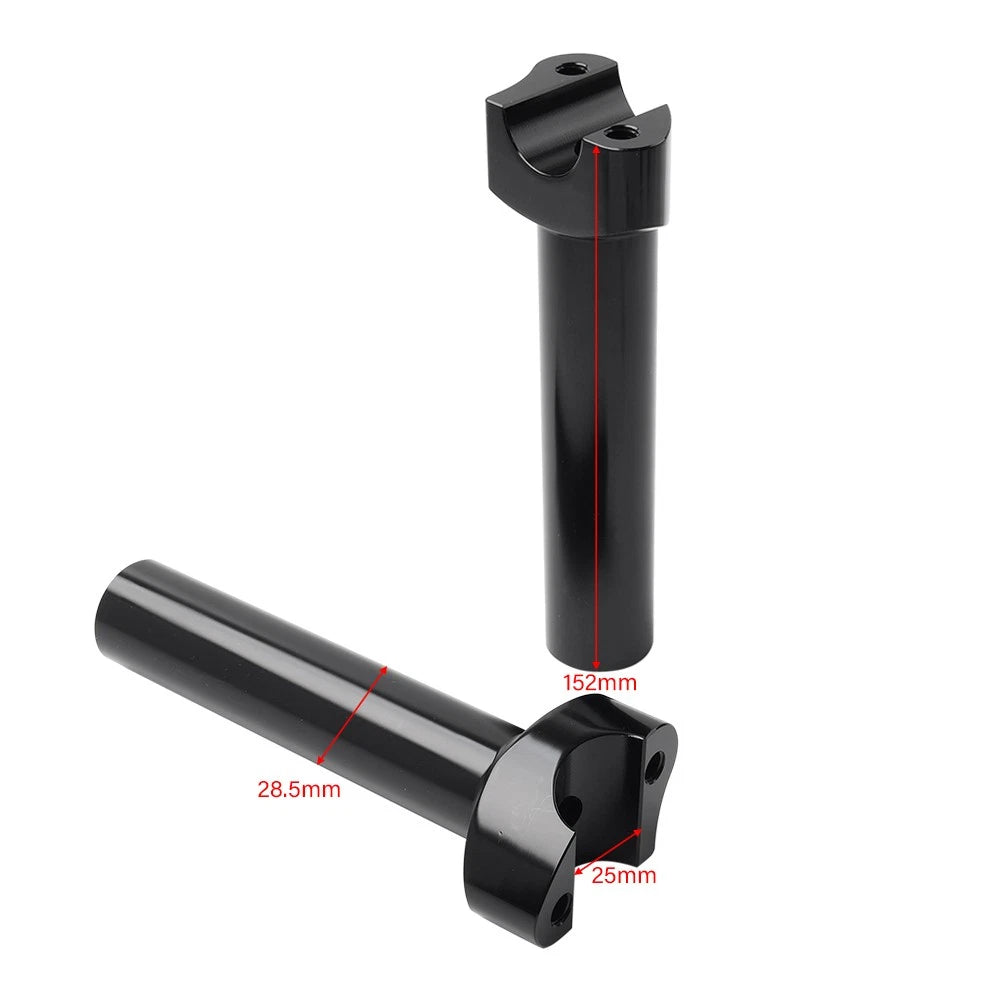 Chrome 6" Handlebar Riser 1" Top Clamp for Harley Road Glide, King, Dyna, Softail