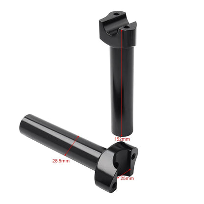 Chrome 6" Handlebar Riser 1" Top Clamp for Harley Road Glide, King, Dyna, Softail