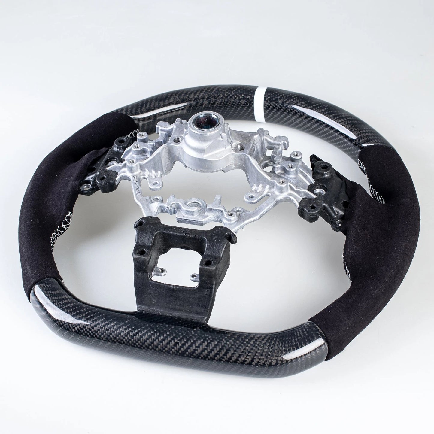 Carbon Flat Bottom Suede Steering Wheel for Subaru WRX (2022-2023)