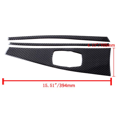 Real Carbon Fiber Central Console Cover Trim for BMW F30 F35 (2012-2019)
