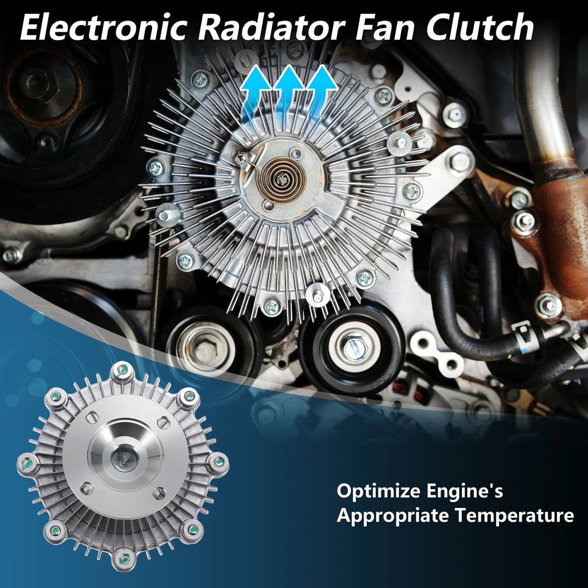 Cooling Fan Clutch for Toyota 4Runner L4 2.4L (1984-1995)