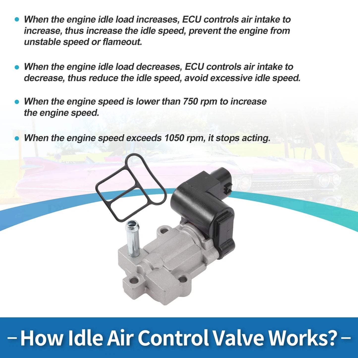 Idle Air Control Valve for Toyota RAV4 (1999-2000)