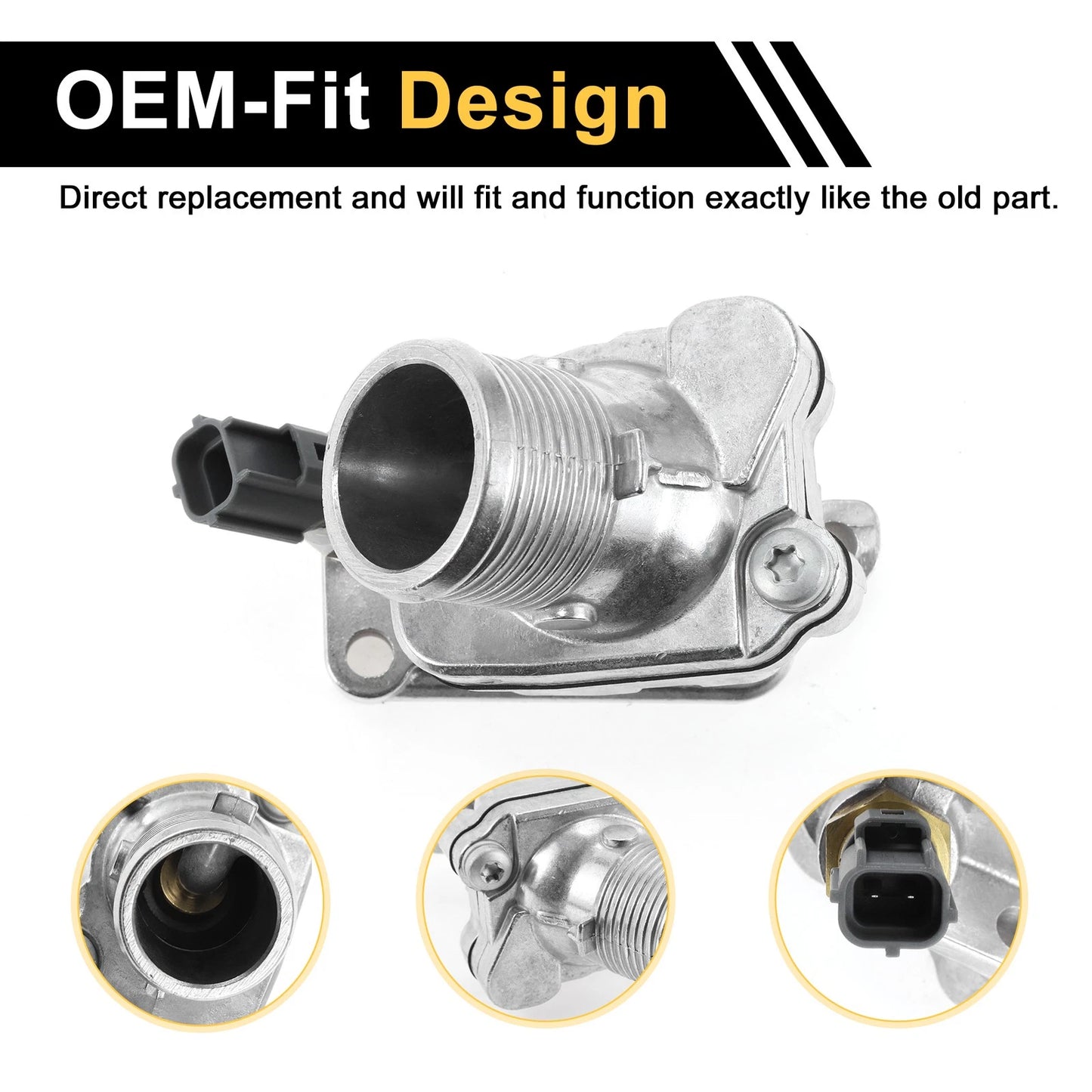 Engine Coolant Thermostat Housing for Volvo S60, V70 (2001-2009)