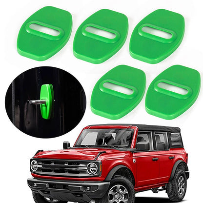 Green Door Lock Cover Trim for Ford Bronco, F-150 (2021-2022)