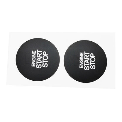 2 x Ignition Stop Switch Button Repair Sticker Vinyl for Hyundai ix35