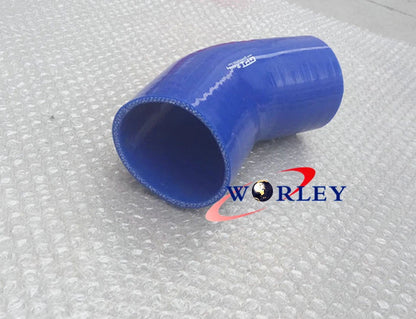 2" RED Silicone 45° Bend Elbow Hose for Turbo Intake Pipe