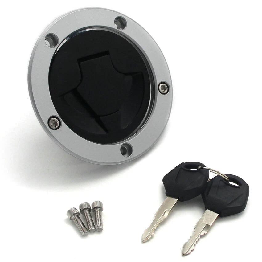 Fuel Gas Tank Cap Cover Keys for Kawasaki Ninja ZX-10R ZX636 ZX-6R (2004-2023)