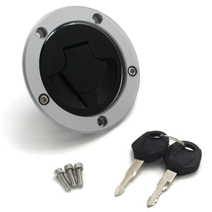 Fuel Gas Tank Cap Cover Keys for Kawasaki Ninja ZX-10R ZX636 ZX-6R (2004-2023)