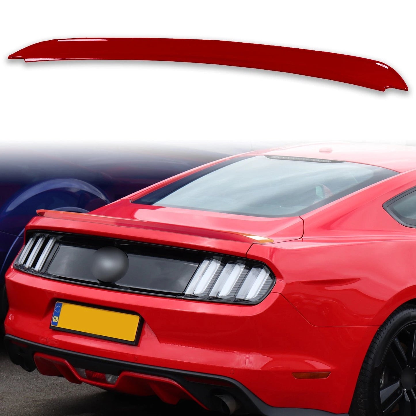 GT350 Style ABS Boot Spoiler for Ford Mustang S550 Coupe (2015-2023)