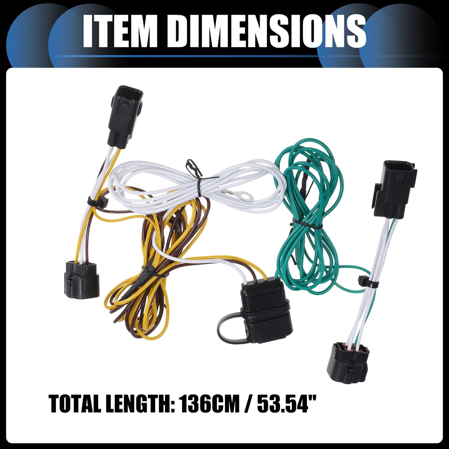Electrical Trailer Tow Harness Connector for Jeep Wrangler (1998-2006)