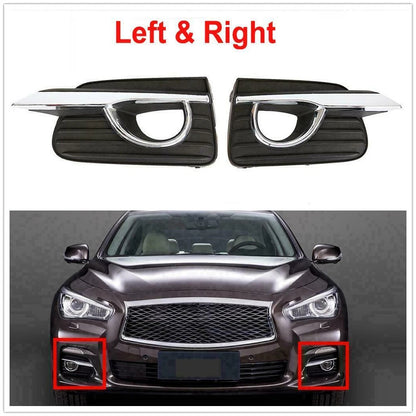 Fog Light Covers Black for Infiniti Q50 (2014-2017)
