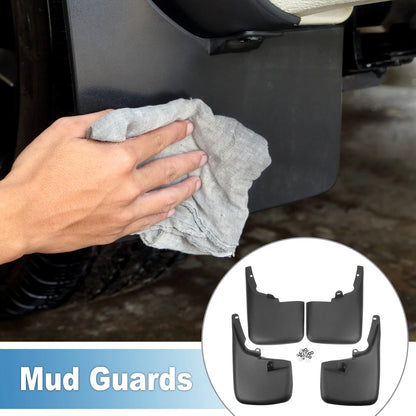 Front & Rear Mud Flaps for Ford F-250 (2011-2016)