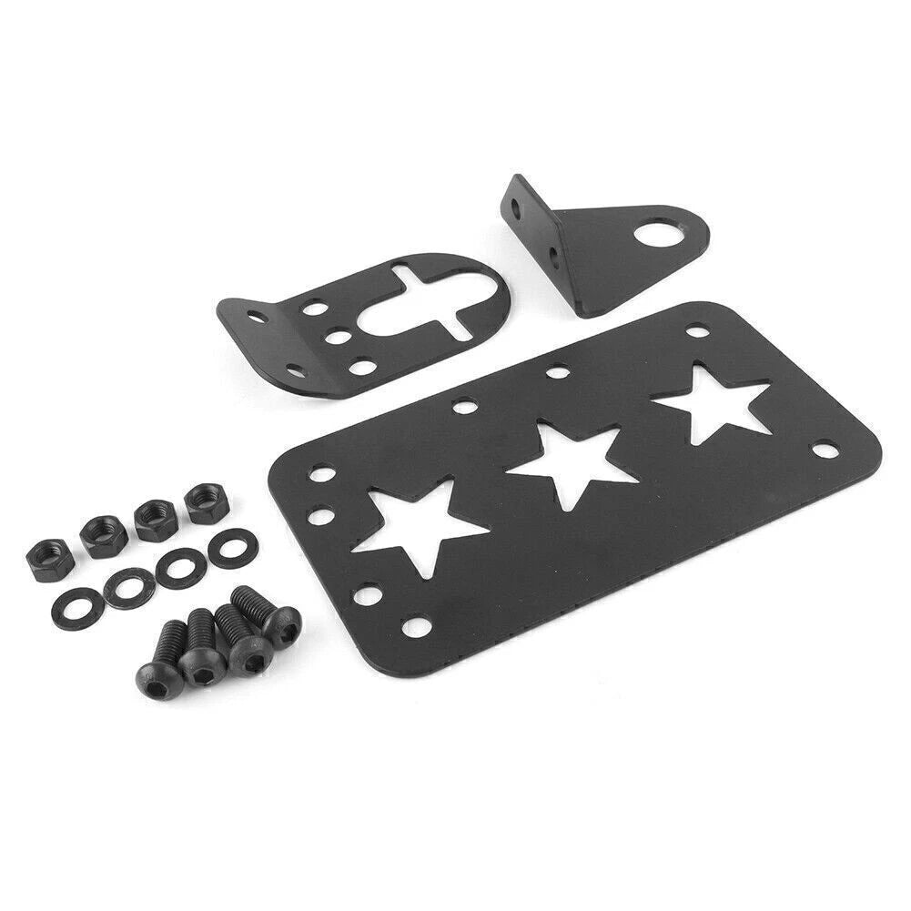 Motorcycle Rear Tail Light License Plate Holder for Harley Chopper