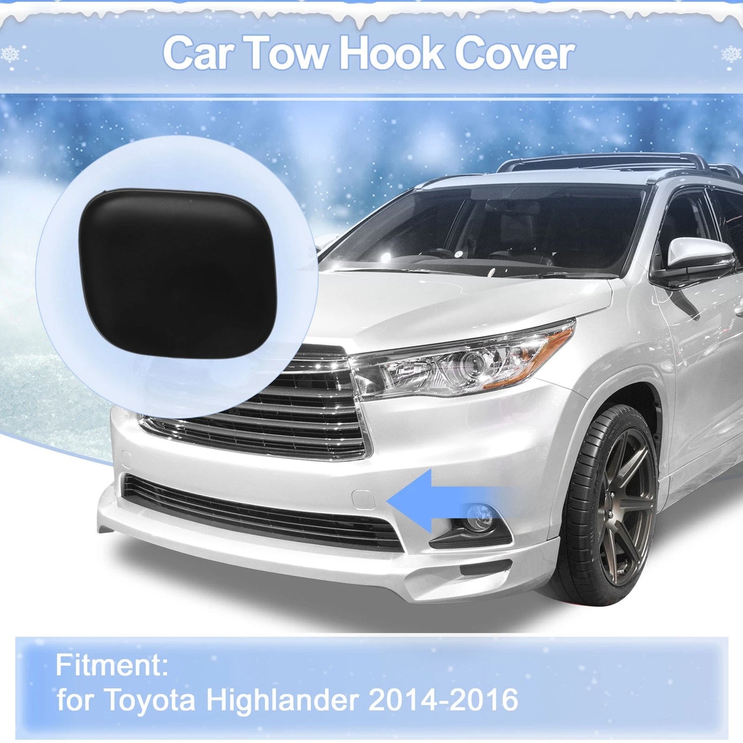 Left Front / Tow Hook Cover Cap for Toyota RAV4 (2009–2012)