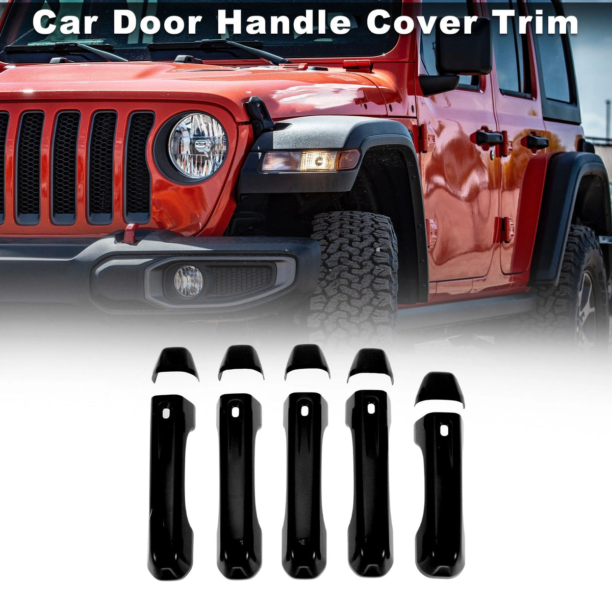 Door Handle Cover Trim for Jeep Wrangler JL JLU (2018-2023)