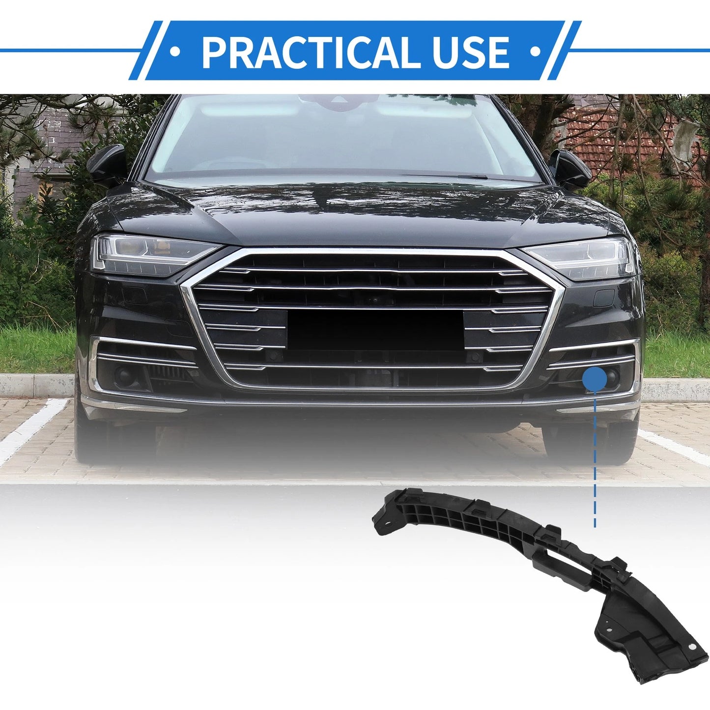 Front Left Bumper Retainer Bracket for Honda Accord (2018-2019)