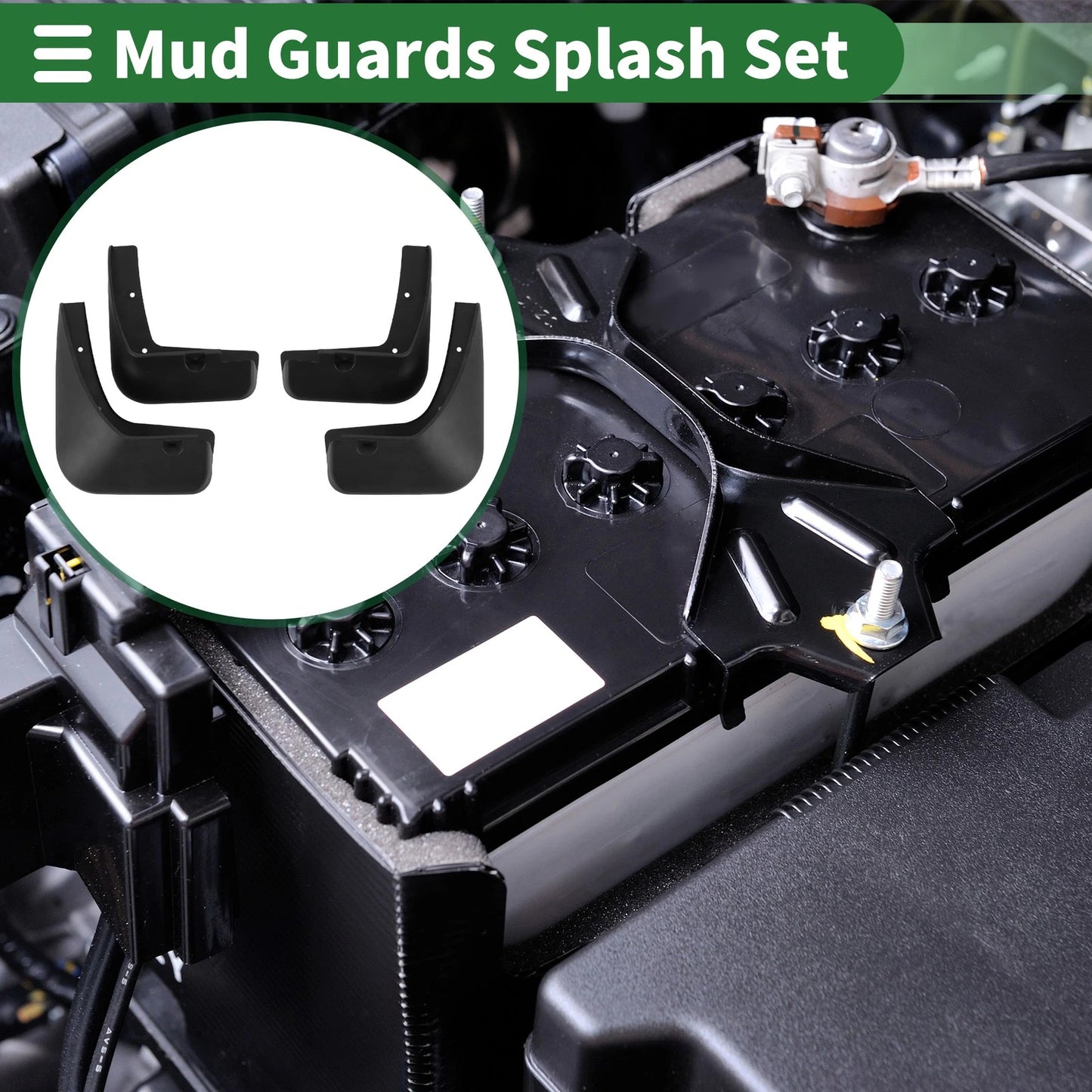 Mud Flaps Splash Guards for Kia KX3 (2015-2019)