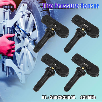 4 x Tire Pressure Sensor 433MHz for Jeep Commander Limited Sport