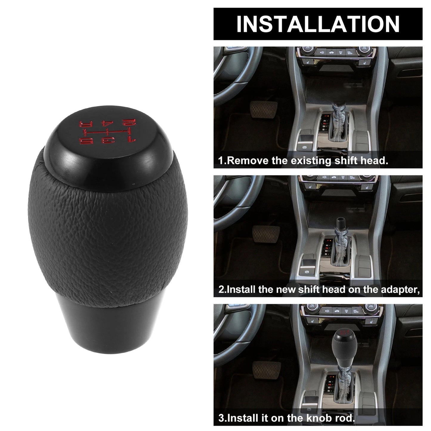 5 Speed Manual Gear Shift Knob for Honda Civic (1992-1995)