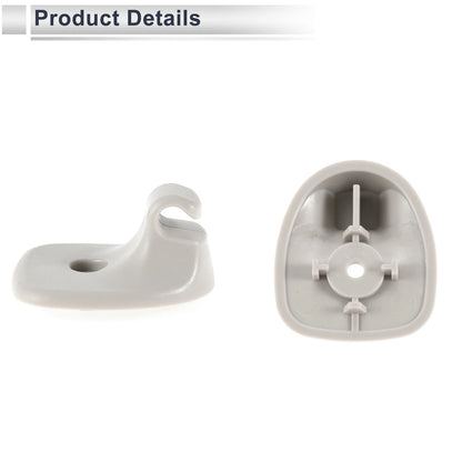 Sun Visor Holder Clip for Chrysler Sebring and Dodge Avenger Gray