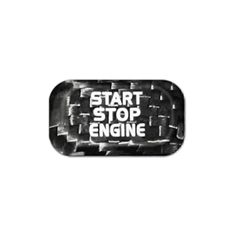 Carbon Engine Start Stop Button Sticker for Volvo V40 V60 S60 S80 XC60