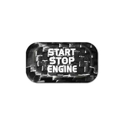 Carbon Engine Start Stop Button Sticker for Volvo V40 V60 S60 S80 XC60