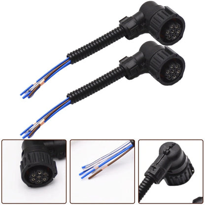 2 x Rear Tail Light Connector for Mercedes Sprinter Prewired 7-PIN Repair Plug