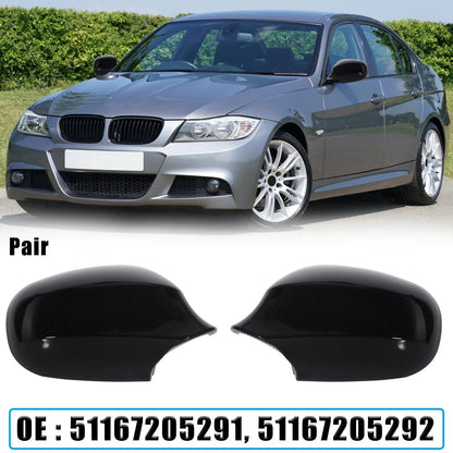 Pair Rear View Mirror Covers for BMW 323i 328i (2000-2006)