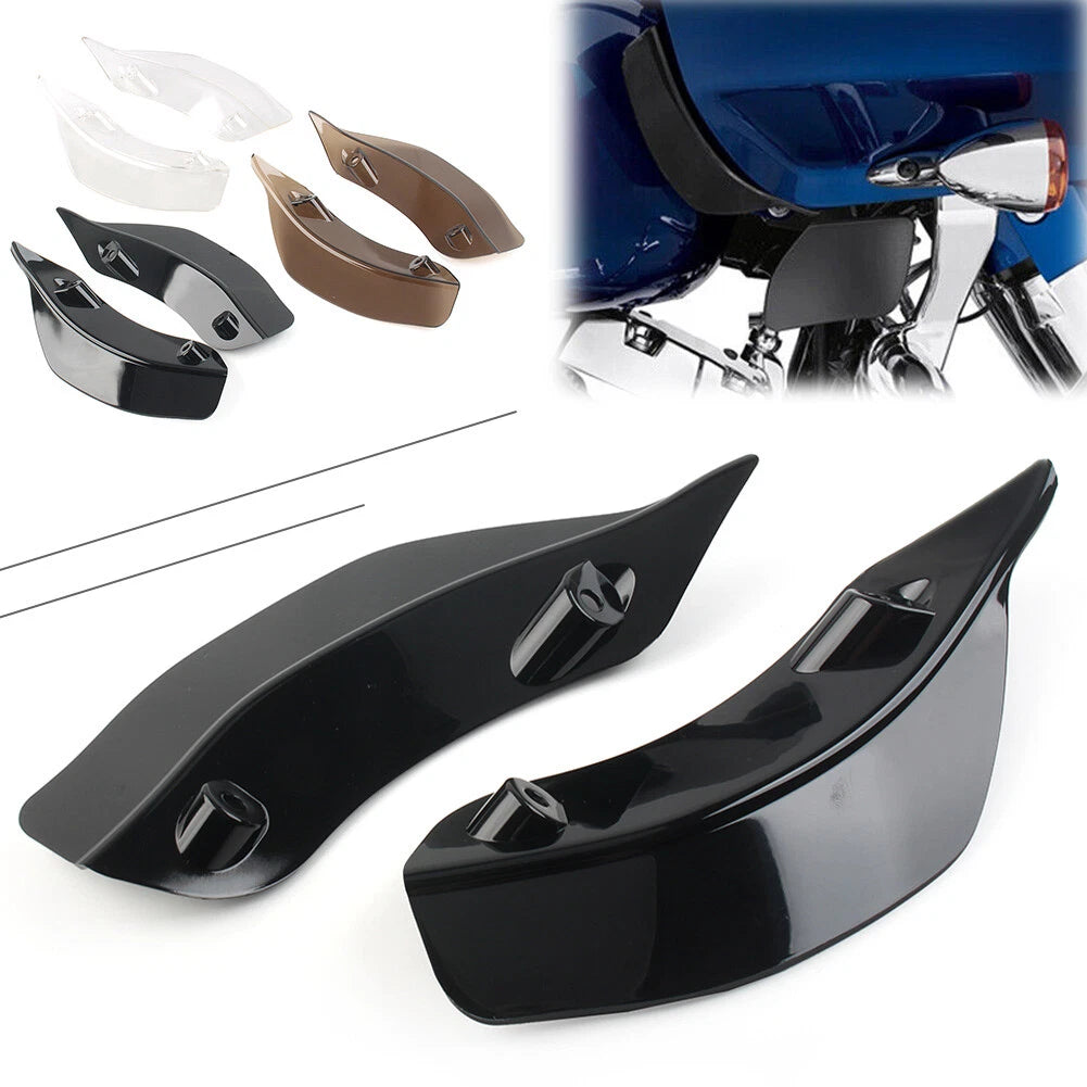 Black Upper Fairing Accents Air Wind Deflector for Harley Road Glide FLTRX (2015-2020)