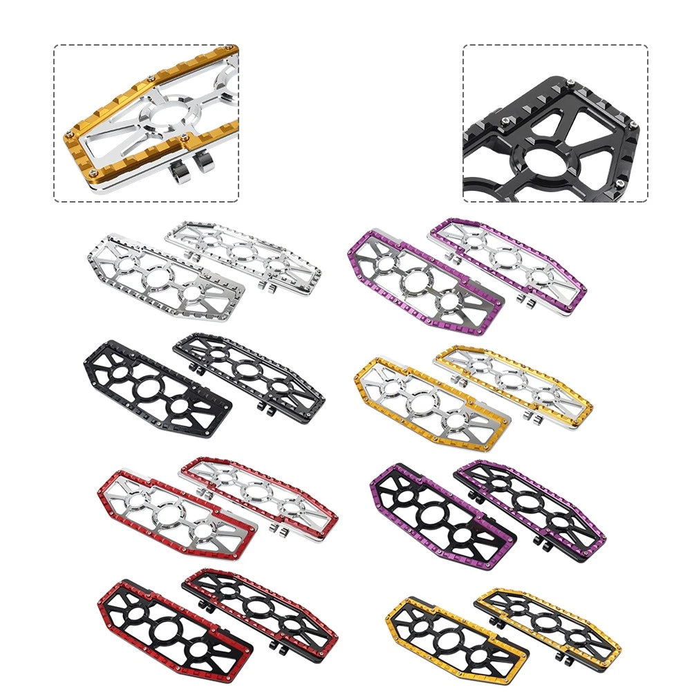 Rider Driver Floorboards Foot Pegs for Harley FL Softail (1986-2017)