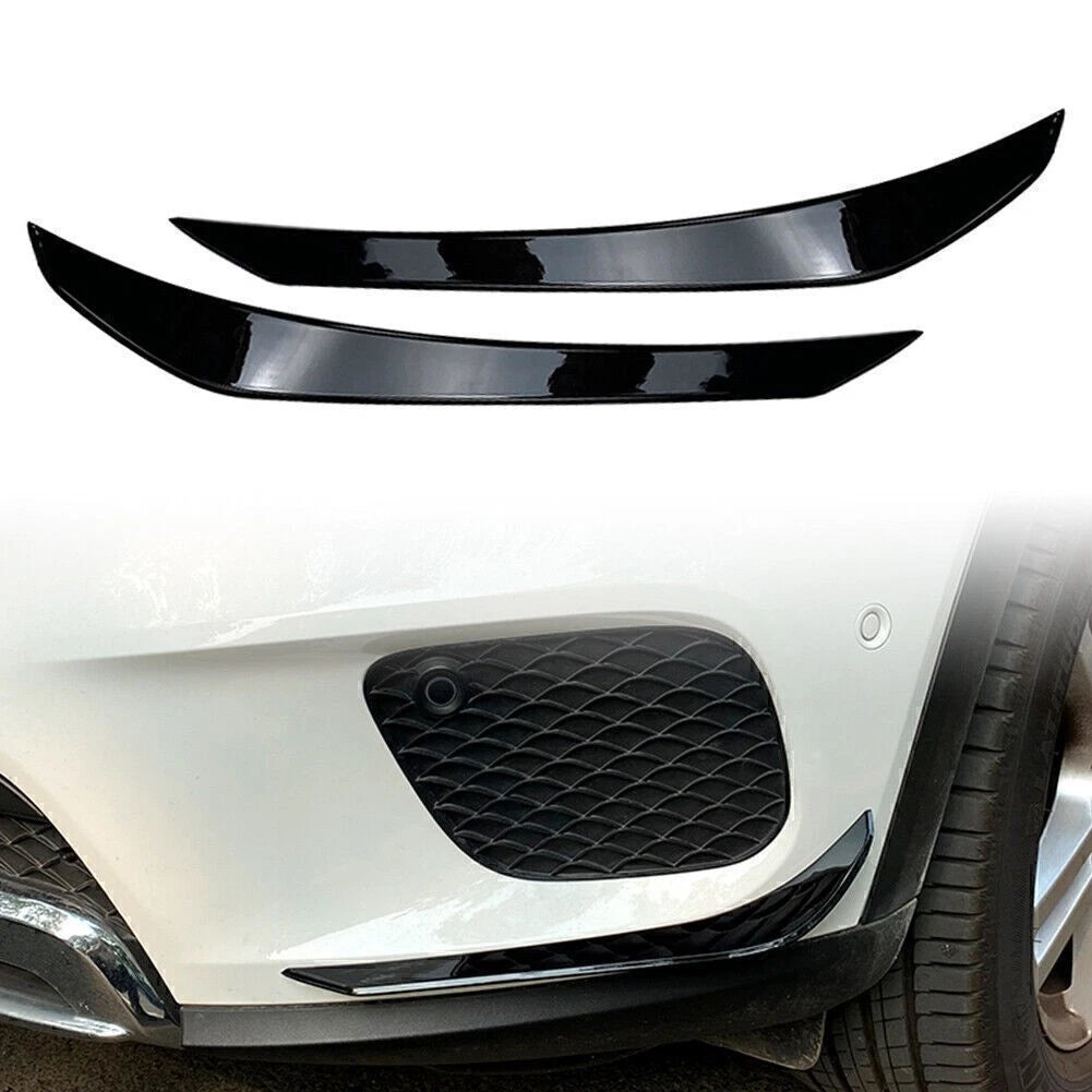 Black Front Bumper Lip Splitter Spoiler for Mercedes Benz GLB X247 (20-21)