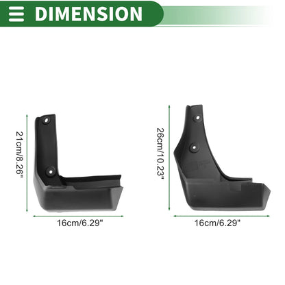 Mud Flaps Splash Guards for Honda City GM6 (2015-2019)