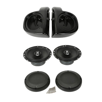 6.5" Lower Vented Speaker Grills for Harley Touring (2014-2024)