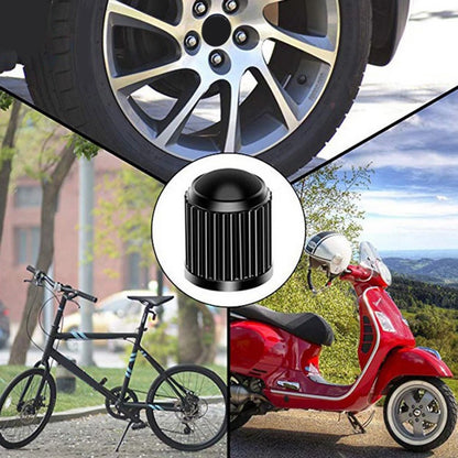 20 x Car Tyre Valve Black Bike Tyre Plastic Cap Dome Shape Dust Valve