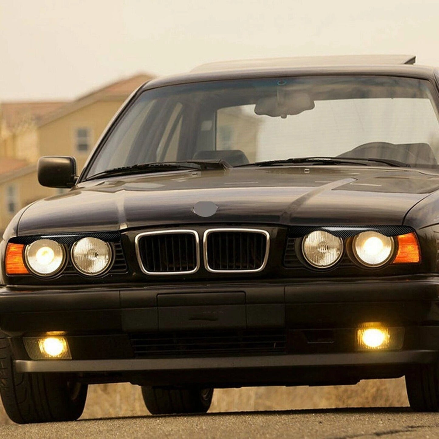 Fog Light Eyebrow Trim for BMW 5-Series E34 (1988-1996)