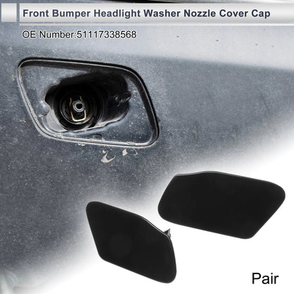 Washer Nozzle Cover Cap for BMW X3 (2004-2010) - Front Left Right, Black