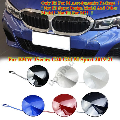 Front Bumper Tow Hook Eye Cover Cap for BMW 3 Series G20 G21 (2019–2021)