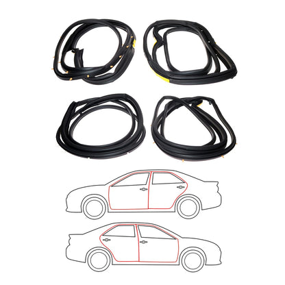 Door Weatherstrip Set for Toyota Corona Carina II GL XL 1987-1992