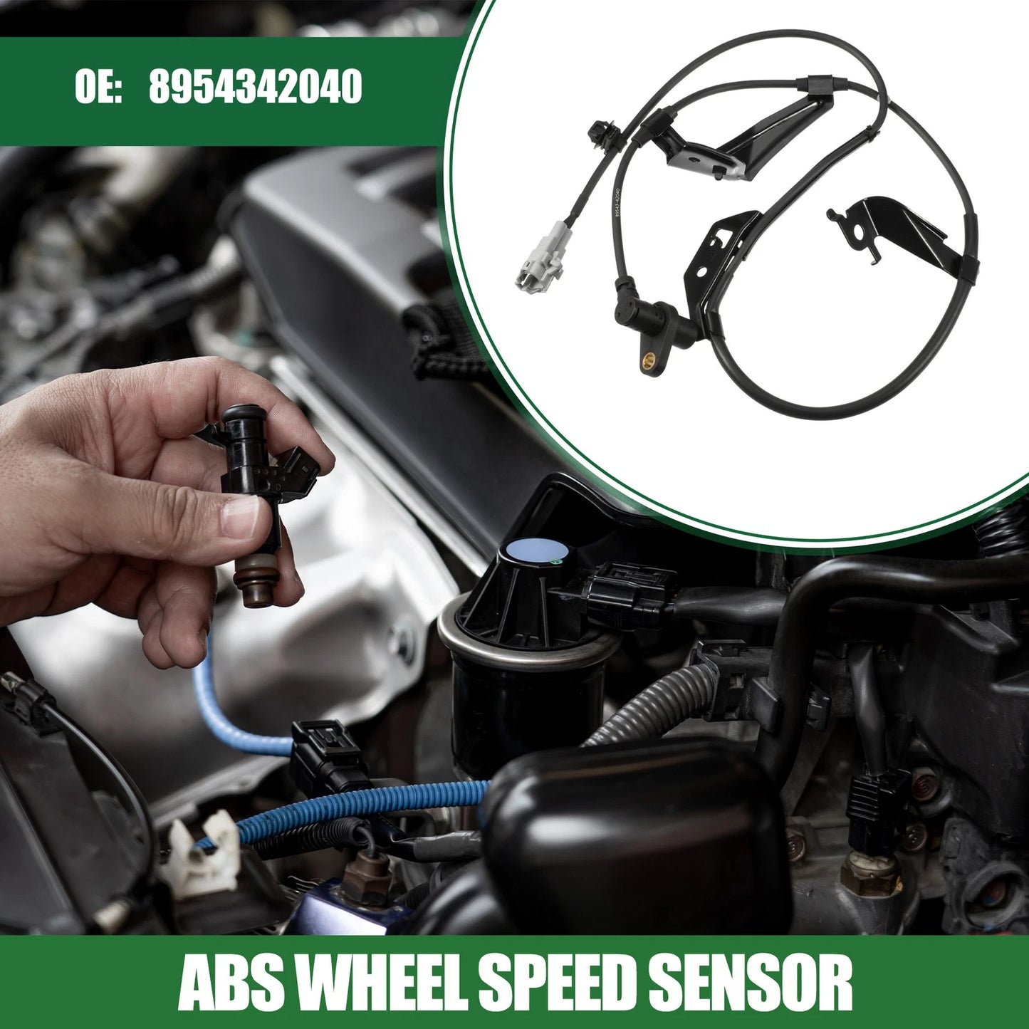 Left ABS Wheel Speed Sensor for Toyota RAV4 (2001–2005)