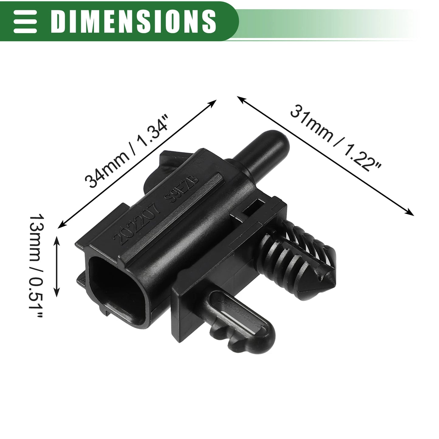 Ambient Air Temperature Sensor for Ford Escape 2012-2019