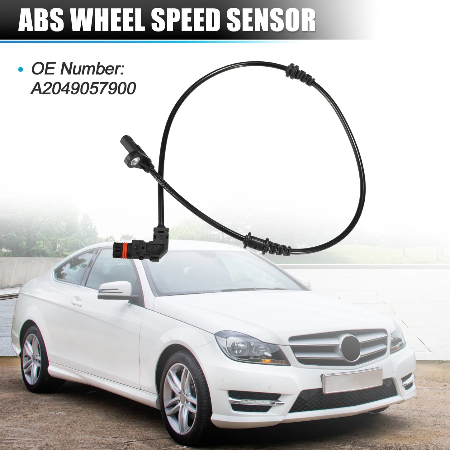 ABS Wheel Speed Sensor for Mercedes-Benz C250 C300 C350 (2012-2015)