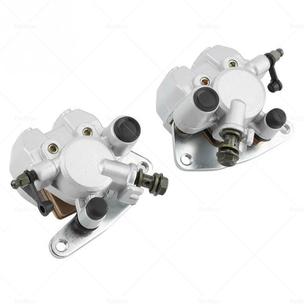 Front Left & Right Brake Caliper & Pads Set for Yamaha Kodiak