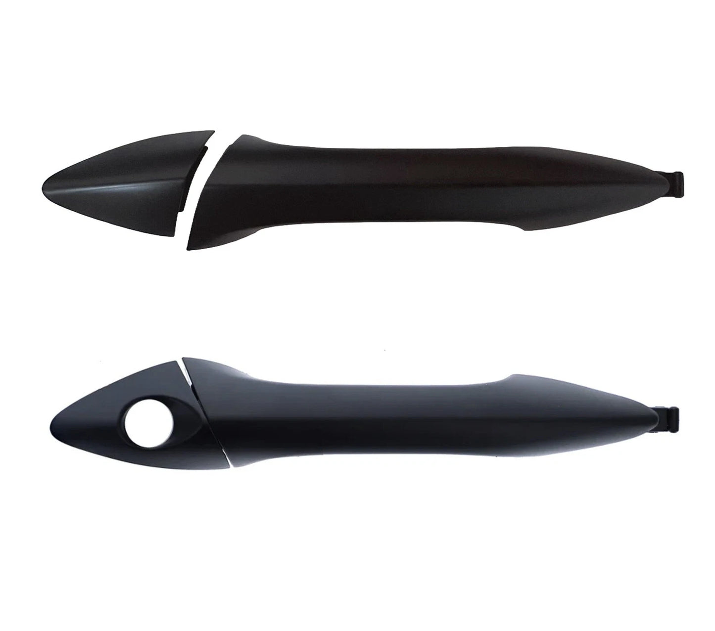 Set of 2 Door Handle Outer Black for Hyundai i30 GD (2012–2017)