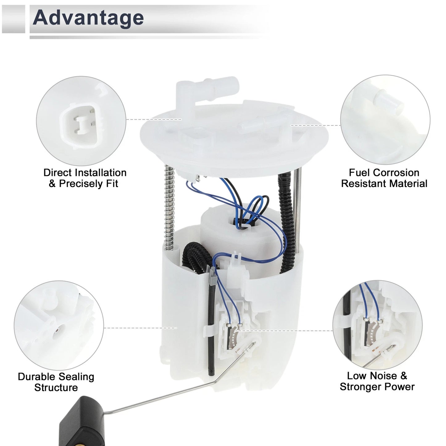 Fuel Pump Assembly for Lincoln MKX V6 3.5L 3.7L (2011-2014)