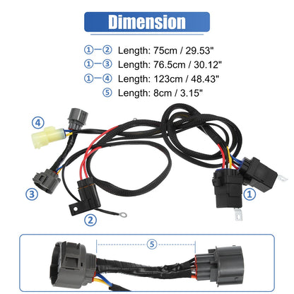 Angle Sensor Computer Bypass Kit for Honda Rancher 350 (2000-2006)