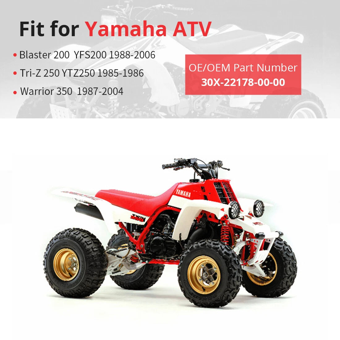 Upper Lower Chain Roller Set for Yamaha Warrior YFM350