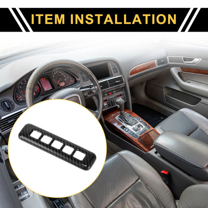 Carbon Fiber Keypad Button Trim Cover for Ford F-150 (2015-2023)